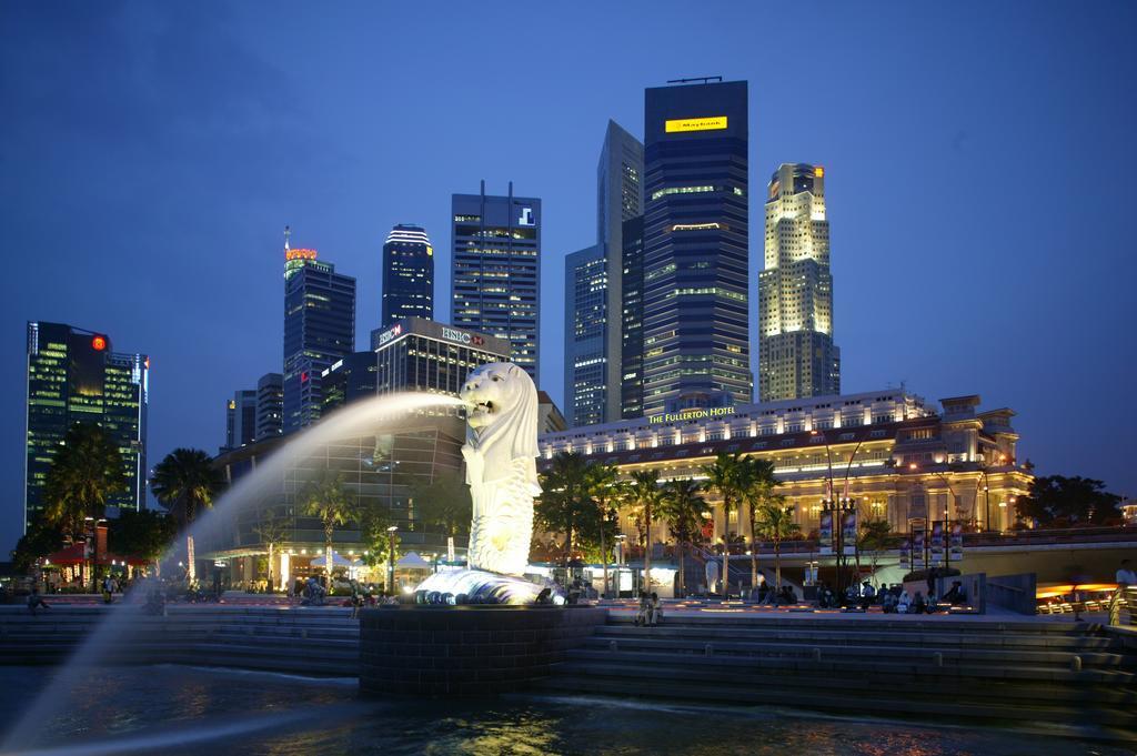 فندق ذا فولرتون سنغافورة المظهر الخارجي الصورة Marina Merlion